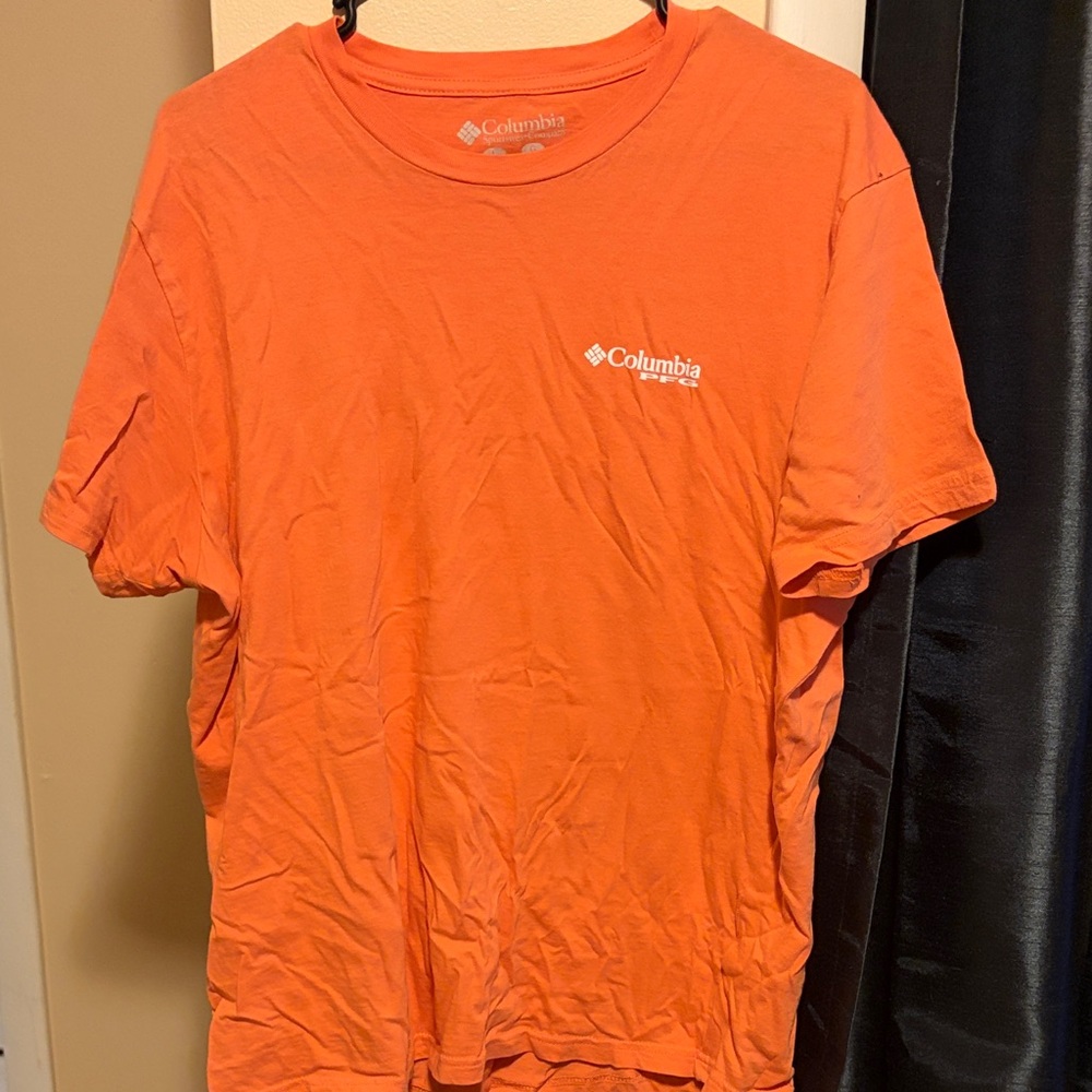 Columbia Men's Vibrant Orange Tee